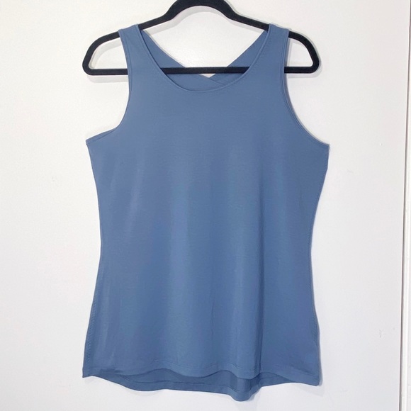 Danskin Now Workout Tank Top Criss Cross Back L - Picture 5 of 7